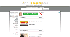Desktop Screenshot of 411longueuil.com